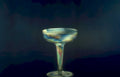 glass goblet blue Vintage A4 Photo Print