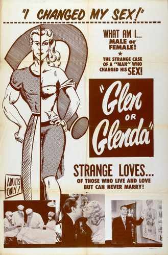 glen or glenda  01 film star poster A4 Photo Print