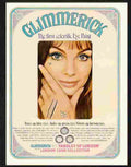 glimmerick eye makeup 1960s Advert A4 Photo Print