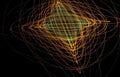 glowing starburst lines Vintage A4 Photo Print