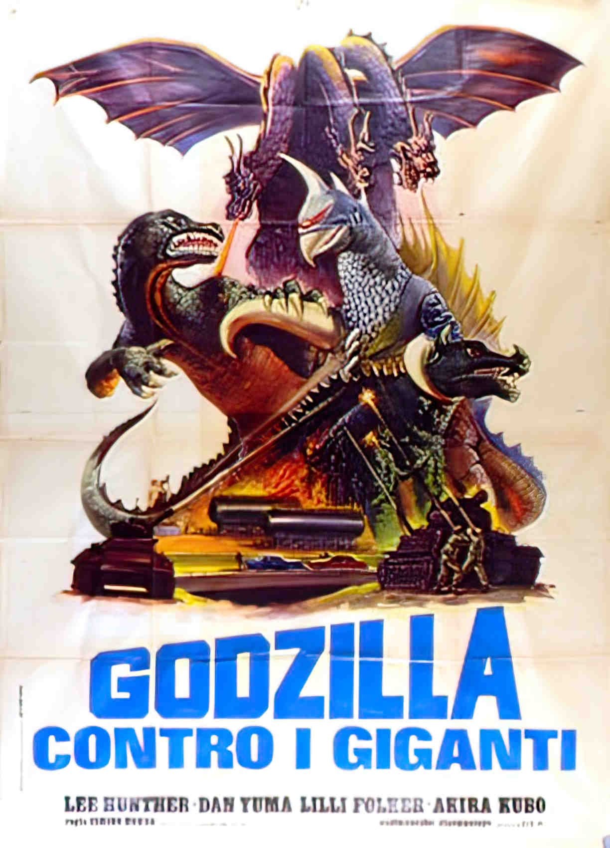 godzilla ital 4F Advert A4 Photo Print