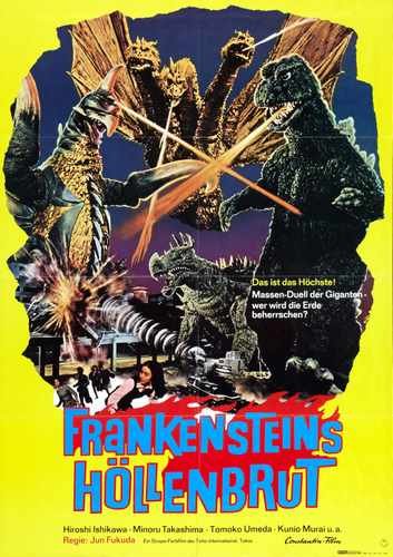 godzilla vs gigan  05 film star poster A4 Photo Print
