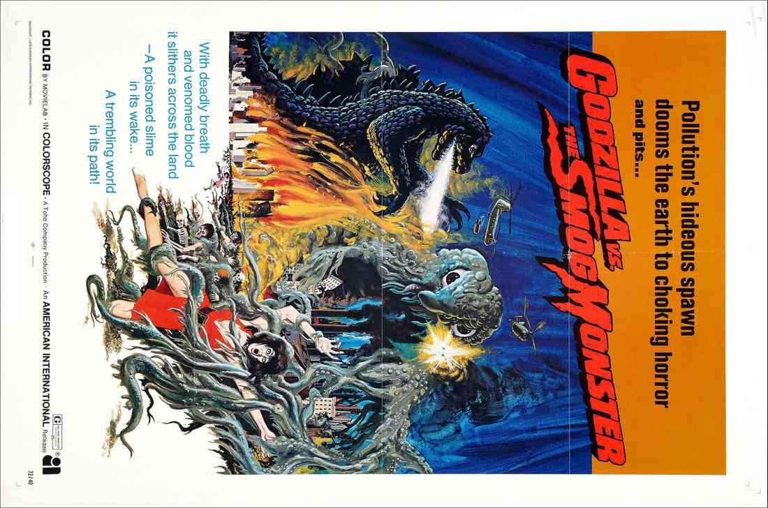 godzilla vs hedorah poster 02 A4 Photo Print