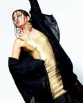 gold dress model1980s 1990s A4 Photo Print