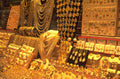 gold jewelry display 1980s 1990s A4 Photo Print