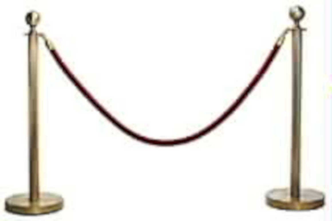 gold red barrier1980s 1990s A4 Photo Print