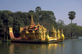 golden barge temple 1980s 1990s A4 Photo Print
