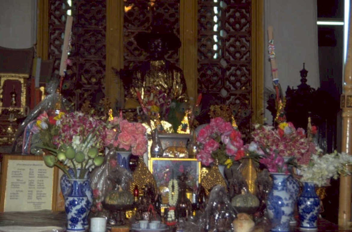 golden buddha altar 1980s 1990s A4 Photo Print 42