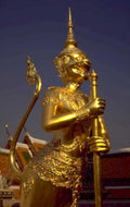 golden garuda statue 1980s 1990s A4 Photo Print