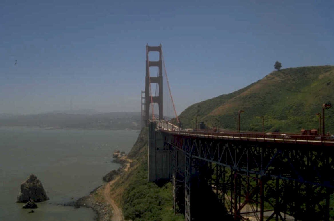 golden gate bridge 1980s 1990s A4 Photo Print