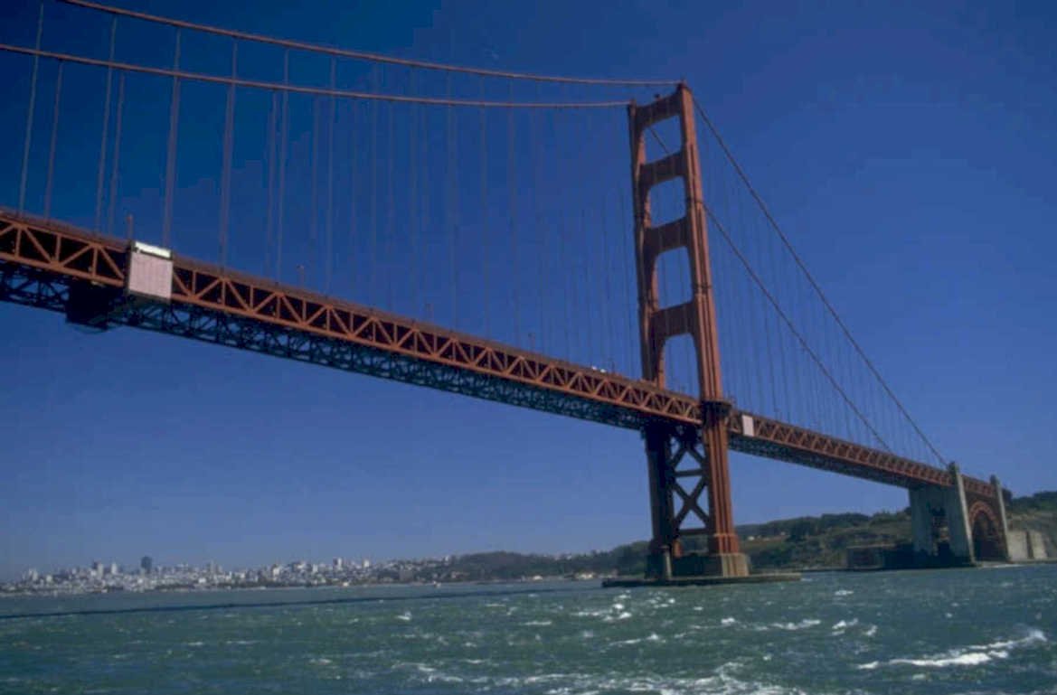 golden gate bridge 3 1980s 1990s A4 Photo Print