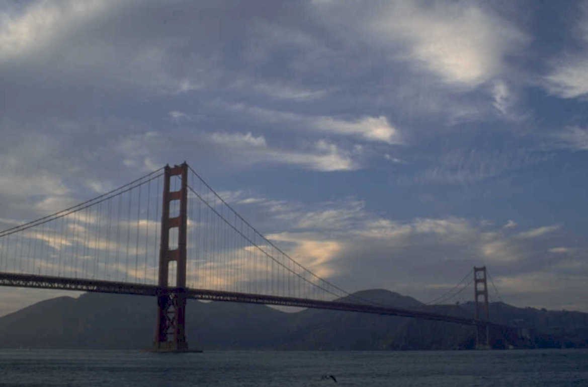 golden gate bridge 6 1980s 1990s A4 Photo Print