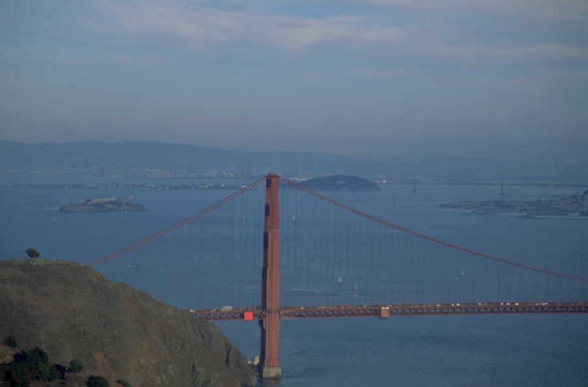 golden gate bridge 7 1980s 1990s A4 Photo Print