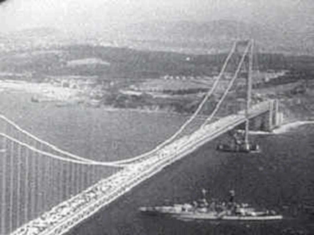 golden gate bridge 91980s 1990s A4 Photo Print