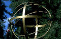 golden globe sphere Vintage A4 Photo Print