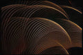 golden light trails Vintage A4 Photo Print