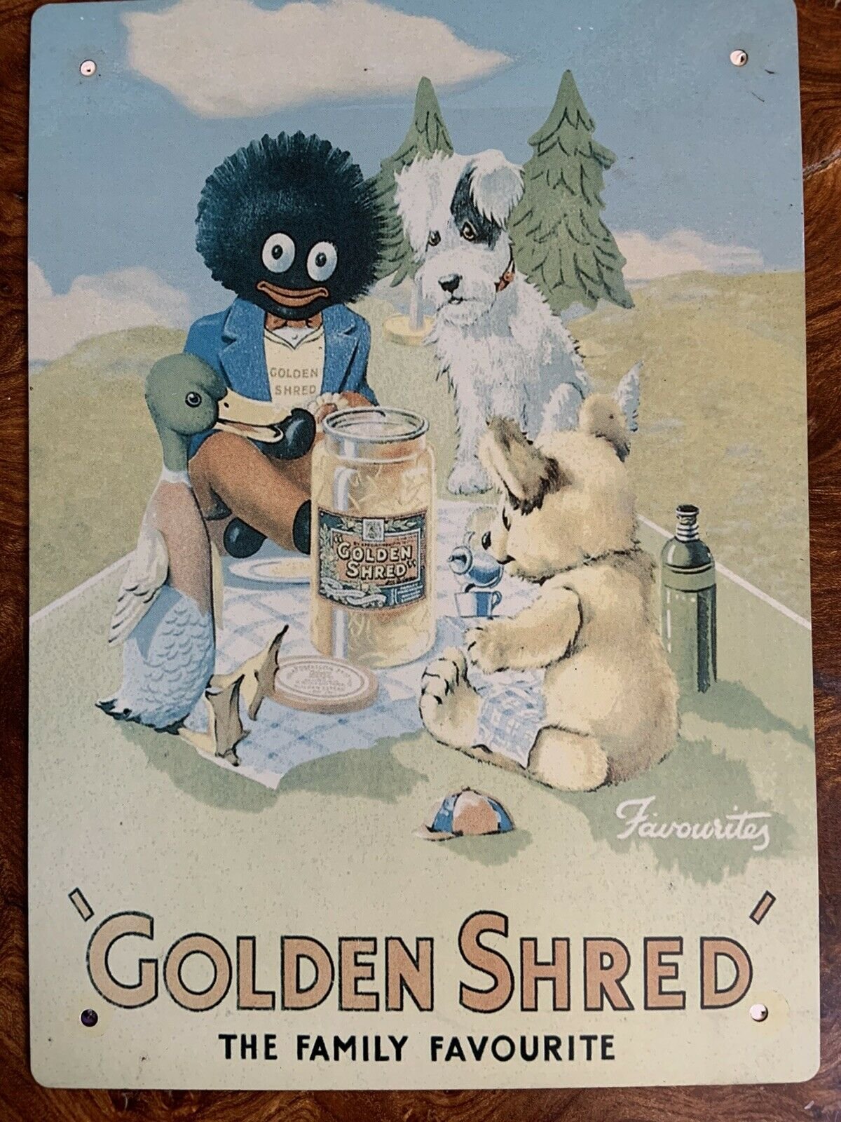 golden shred advert 4 A4 Photo Print