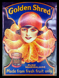 golden shred poster 20s Lady A4 Photo Print