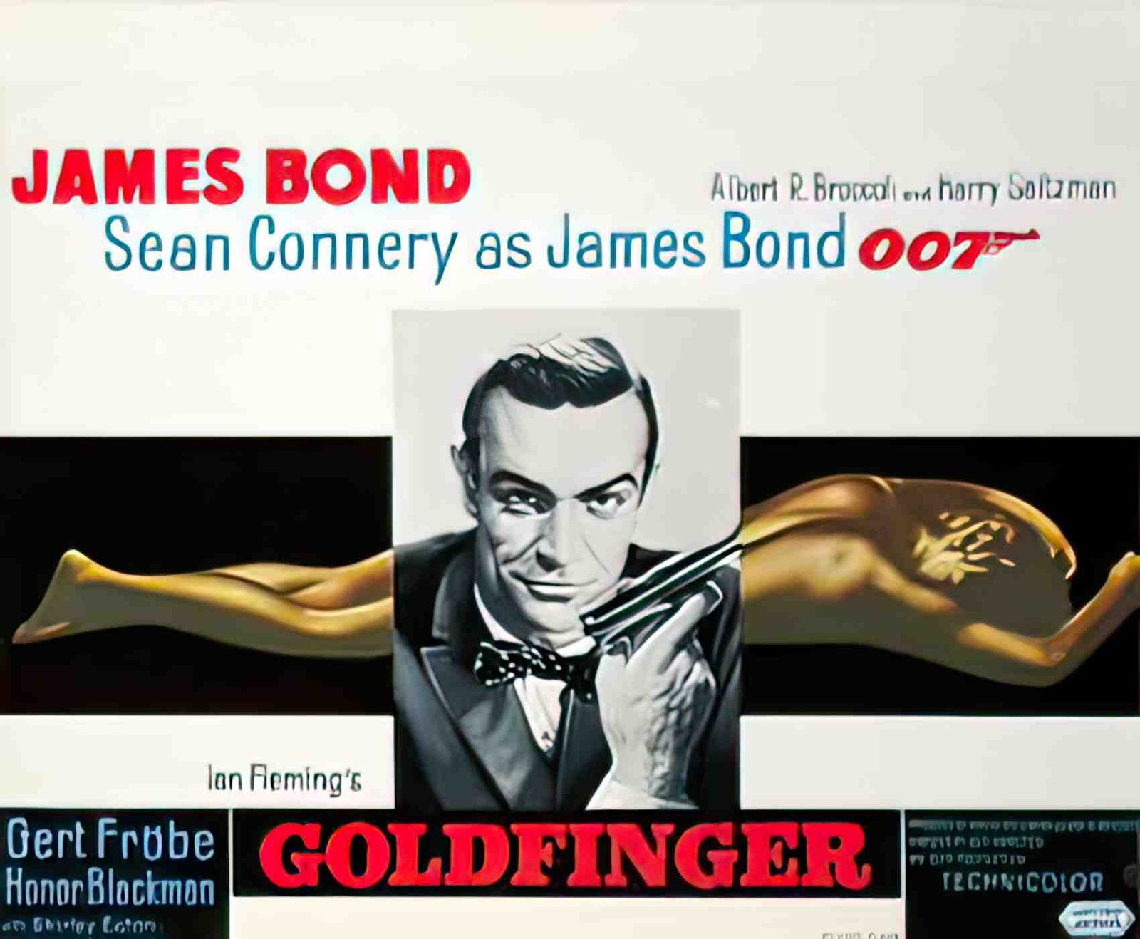 goldfinger belge Advert A4 Photo Print