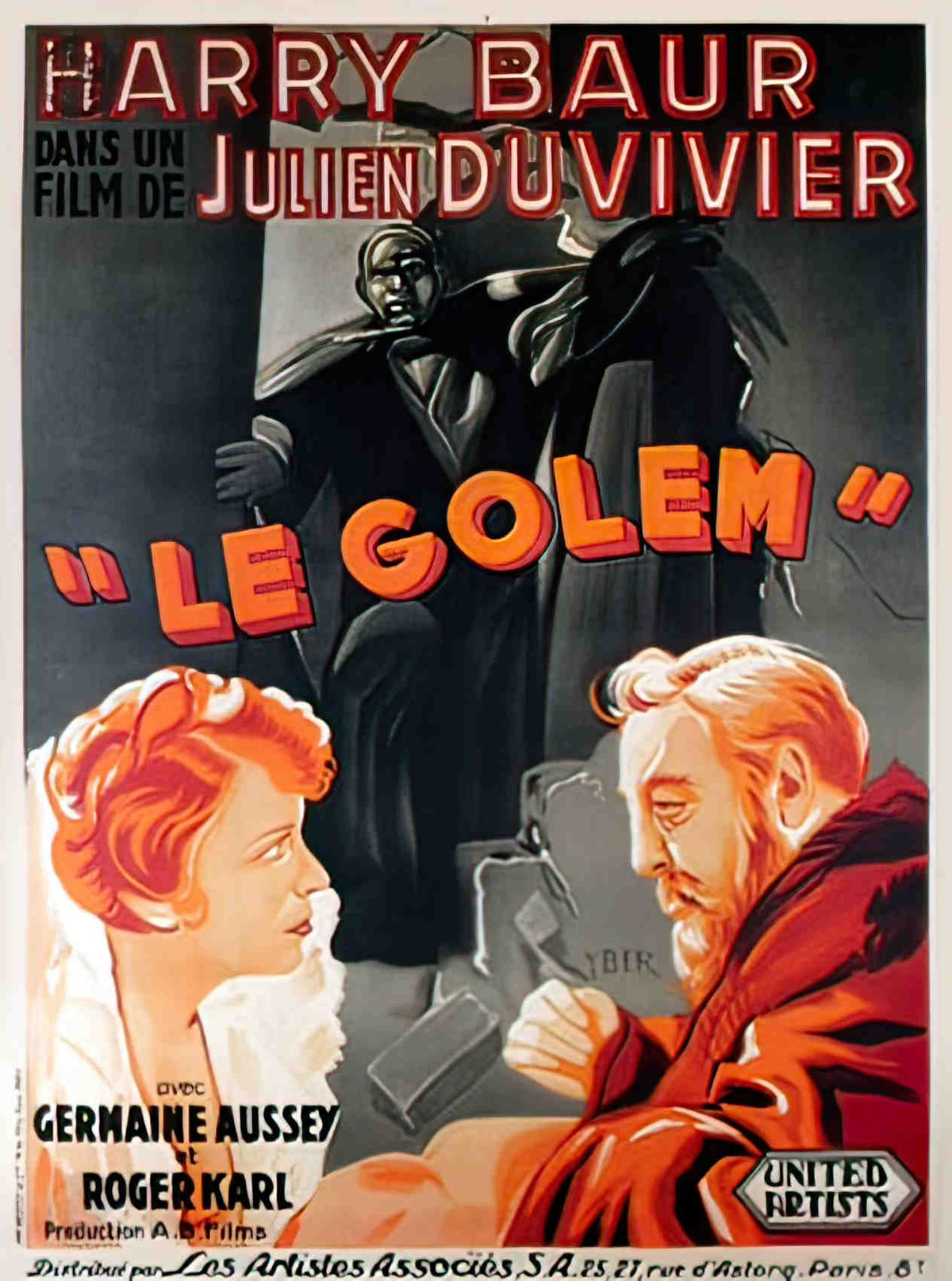 golem le B Advert A4 Photo Print