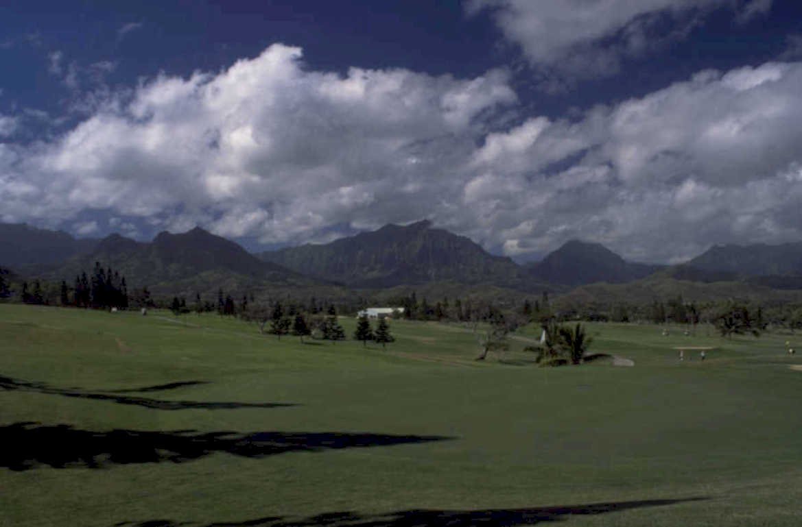 golf course hawaii 1980s 1990s A4 Photo Print