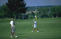 golf course players Vintage A4 Photo Print