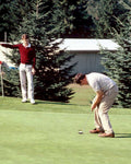 golfer putting green1980s 1990s A4 Photo Print