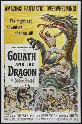 goliath and dragon  03 film star poster A4 Photo Print