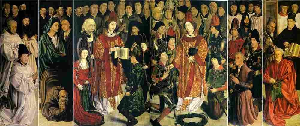 goncalves saint vincent panels Art A4 Photo Print