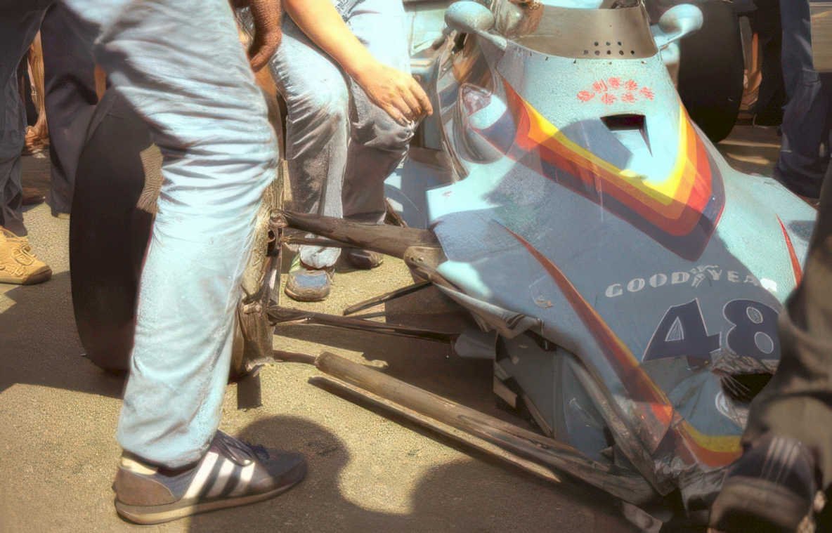 goodyear stock car Vintage A4 Photo Print
