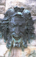 gorgon head sculpture 1980s 1990s A4 Photo Print