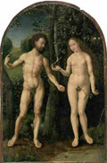 gossaert adam and eve Art A4 Photo Print