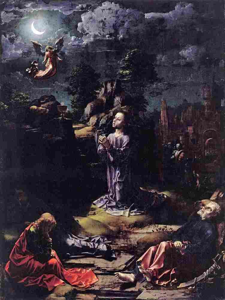 gossaert agony in the garden Art A4 Photo Print