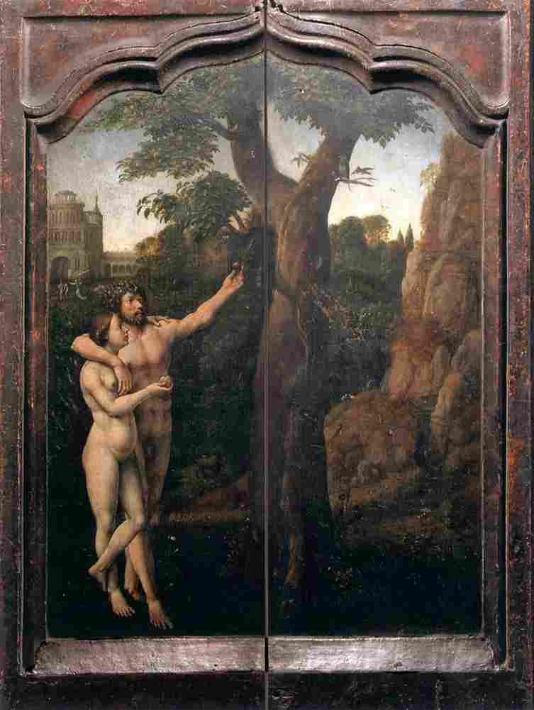 gossaert malvagna altarpiece exterior wings Art A4 Photo Print