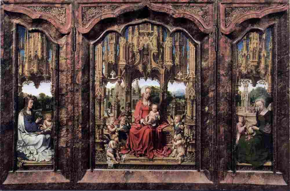 gossaert the malvagna triptych Art A4 Photo Print