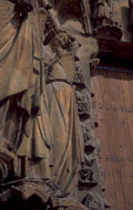gothic angel statue 2 1980s 1990s A4 Photo Print