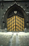 gothic archway doorway Vintage A4 Photo Print