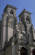 gothic cathedral facade 1980s 1990s A4 Photo Print