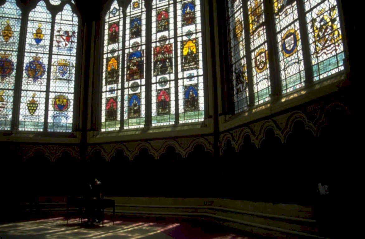 gothic cathedral windows 1980s 1990s A4 Photo Print