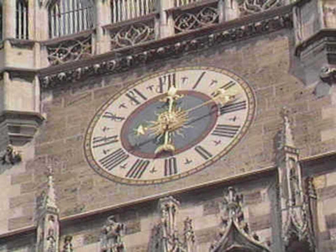 gothic clock tower1980s 1990s A4 Photo Print