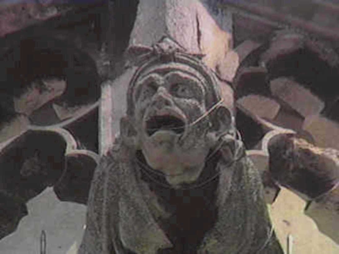 gothic gargoyle notredame1980s 1990s A4 Photo Print