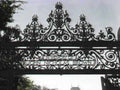 gothic ironwork gate1980s 1990s A4 Photo Print