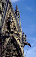 gothic sculpture detail 1980s 1990s A4 Photo Print