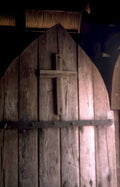gothic wooden door Vintage A4 Photo Print