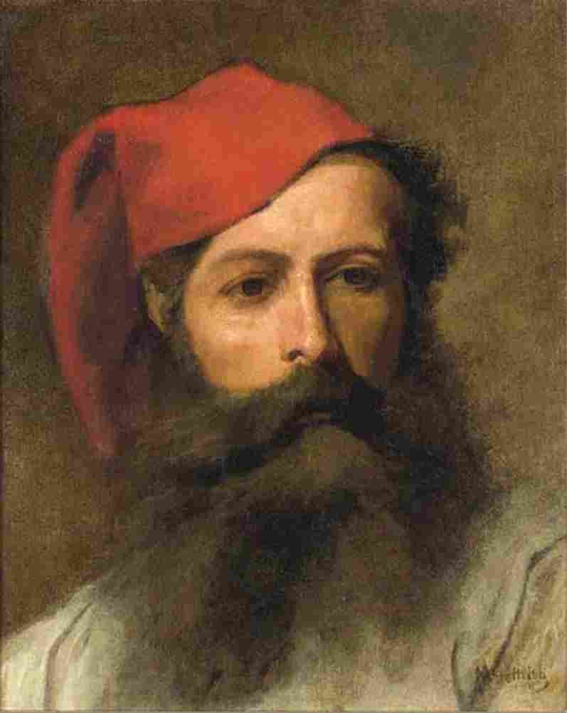 gott A Man in a Turkish Cap Art A4 Photo Print
