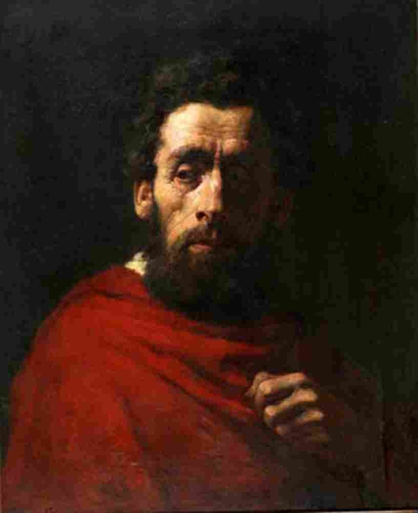 gott Portrait of a Man Art A4 Photo Print
