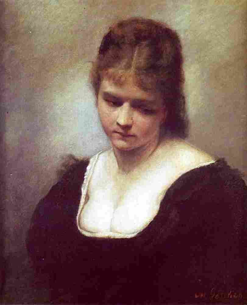 gott Portrait of a Woman Art A4 Photo Print