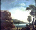 gould River Scene with Aborigines Art A4 Photo Print