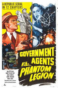 government agents vs phantom legion  01 film star poster A4 Photo Print