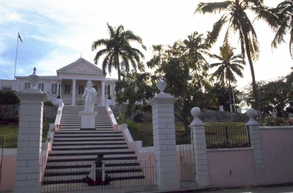 government building barbados 1980s 1990s A4 Photo Print